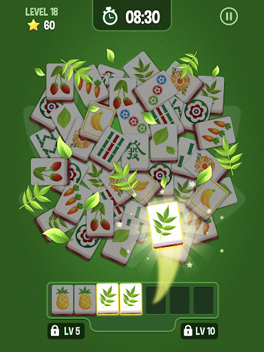 A vibrant and captivating scene from Mahjong Triple 3D, showcasing 3D tiles in a challenging puzzle setting, evoking a sense of adventure and brain-teasing fun.