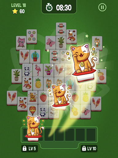 A vibrant and captivating scene from Mahjong Triple 3D, showcasing 3D tiles in a challenging puzzle setting, evoking a sense of adventure and brain-teasing fun.