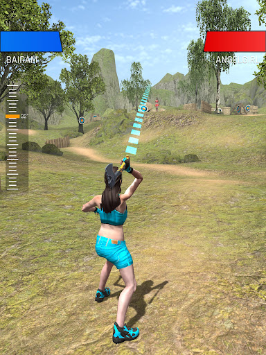 An intense archery battle scene captures the thrill and focus of players competing in the Archery Clash Tournament.