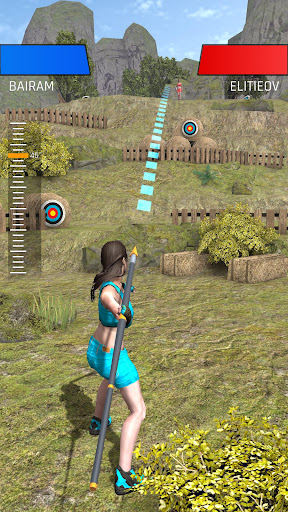 An intense archery battle scene captures the thrill and focus of players competing in the Archery Clash Tournament.