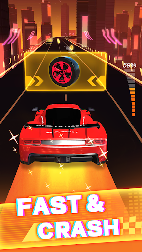 Feel the adrenaline rush as you navigate through vibrant tracks, guided by pulsating EDM beats in the Beat Maker & Race Master App.