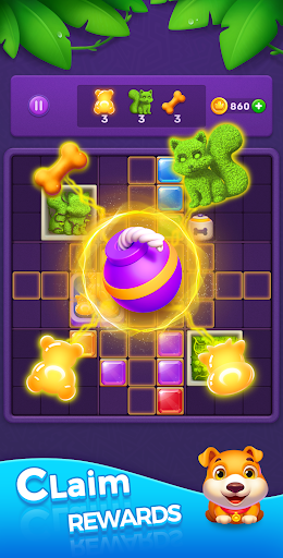 A vibrant and engaging puzzle game filled with colorful jewel blocks, inviting players to immerse themselves in strategic gameplay.