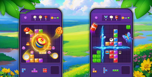 A vibrant and engaging puzzle game filled with colorful jewel blocks, inviting players to immerse themselves in strategic gameplay.