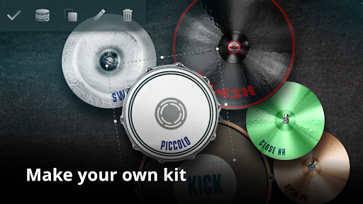 Excitement and creativity of drumming with Real Drum App, a digital percussion tool.