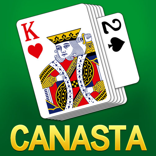 A group of friends enjoying a lively game of Canasta, smiles, laughter, and cards scattered on the table, capturing the excitement and camaraderie of the game.