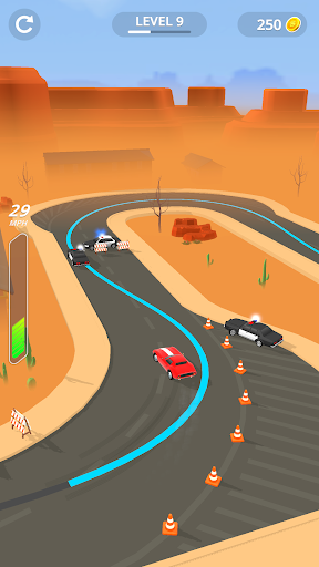 A thrilling and exhilarating racing experience on Android, capturing the excitement and adrenaline of high-speed car races.