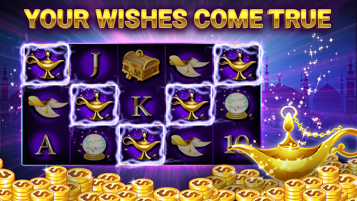 A vibrant casino scene with slot machines, players winning big, and a celebratory atmosphere, capturing the thrill and excitement of mobile slot gaming.