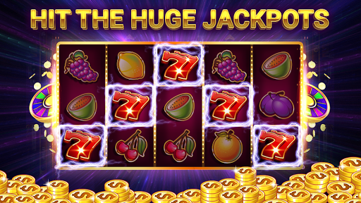 A vibrant casino scene with slot machines, players winning big, and a celebratory atmosphere, capturing the thrill and excitement of mobile slot gaming.