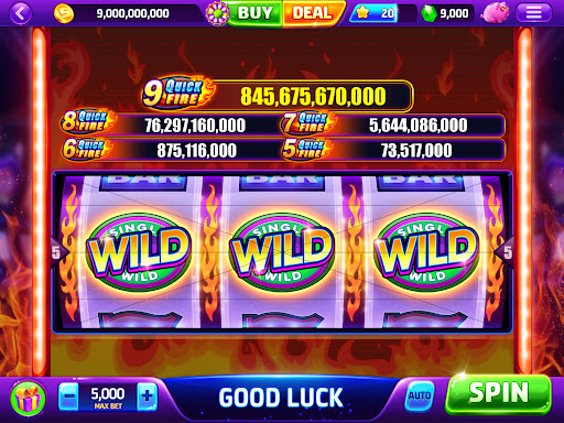 A vibrant and exciting portrayal of a virtual casino environment, capturing the thrill and allure of slot machines.