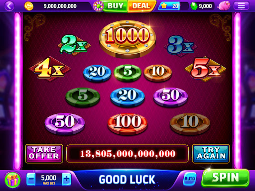 A vibrant and exciting portrayal of a virtual casino environment, capturing the thrill and allure of slot machines.