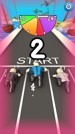 An exhilarating mobile race, capturing the thrill and anticipation of speed and competition.