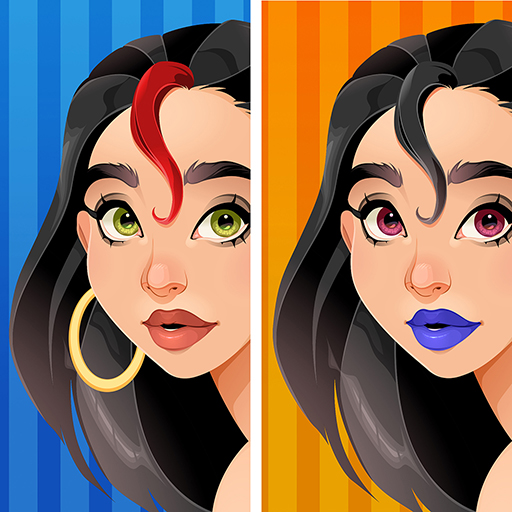 A captivating scene of two similar images, inviting players to spot subtle differences, symbolizing the engaging challenge of a spot the difference game.