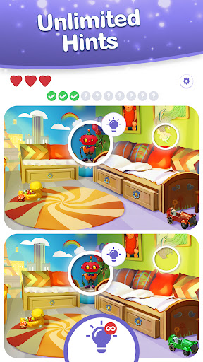 A captivating scene of two similar images, inviting players to spot subtle differences, symbolizing the engaging challenge of a spot the difference game.