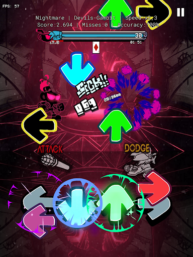 An exciting and vibrant rhythm game adventure with colorful graphics and engaging soundtracks.