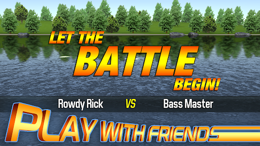 A serene and exciting digital fishing adventure awaits, capturing the essence of bass angling in a mobile game.