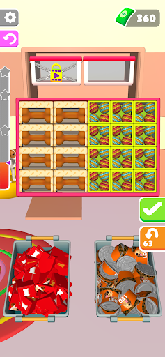 An engaging and colorful representation of the Fill The Fridge Game, showcasing vibrant food items being neatly organized into a digital fridge, symbolizing fun and challenge.