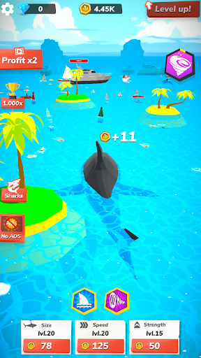 Dive into the depths of the ocean with the thrilling Idle Shark Game, where adventure and excitement await beneath the waves. Feel the adrenaline of shark-filled action.