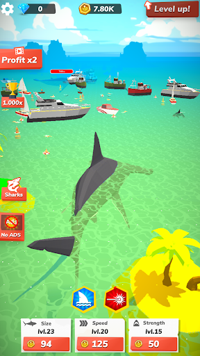 Dive into the depths of the ocean with the thrilling Idle Shark Game, where adventure and excitement await beneath the waves. Feel the adrenaline of shark-filled action.