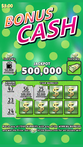 An exhilarating digital gaming experience with scratch cards, lotteries, and bingo, capturing the excitement and anticipation of winning big.