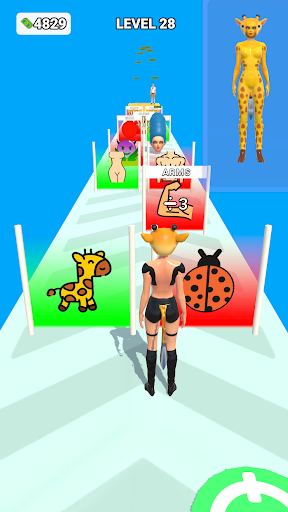 A vibrant and colorful image depicting fashion creativity, excitement, and the joy of styling avatars in a virtual platform.