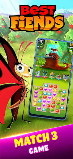 A vibrant and enchanting journey in the Best Fiends puzzle adventure game, where strategy meets fun.