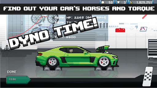 A thrilling pixel art racing adventure filled with customization and competition.