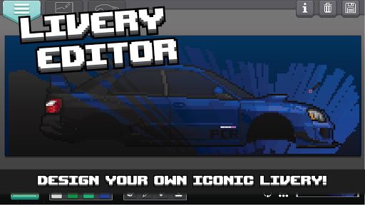 A thrilling pixel art racing adventure filled with customization and competition.