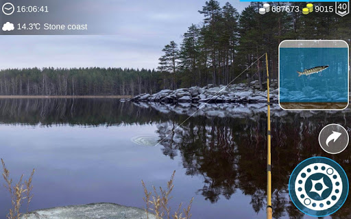 An angler casting a line into a serene, sunlit lake, capturing the peaceful essence of fishing.