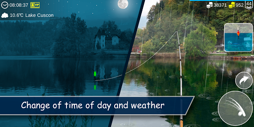 An angler casting a line into a serene, sunlit lake, capturing the peaceful essence of fishing.