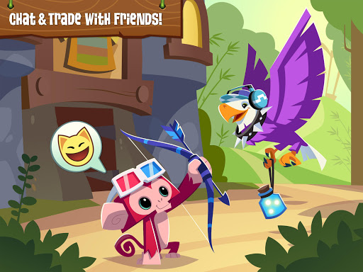 A joyful child exploring the colorful and imaginative world of Animal Jam Play Wild, surrounded by friendly animal avatars and lush landscapes.