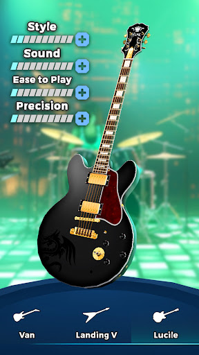 A thrilling musical journey, where your mobile device becomes a stage, and you, the rockstar.