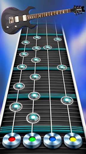 A thrilling musical journey, where your mobile device becomes a stage, and you, the rockstar.