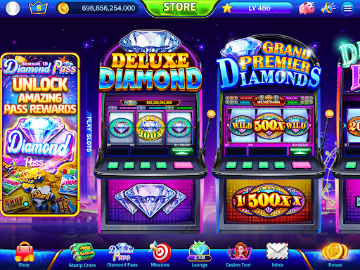 Excitement of a bustling casino floor, with colorful slot machines and lively gaming tables, capturing the thrill and allure of casino gaming.