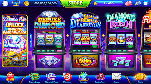 Excitement of a bustling casino floor, with colorful slot machines and lively gaming tables, capturing the thrill and allure of casino gaming.