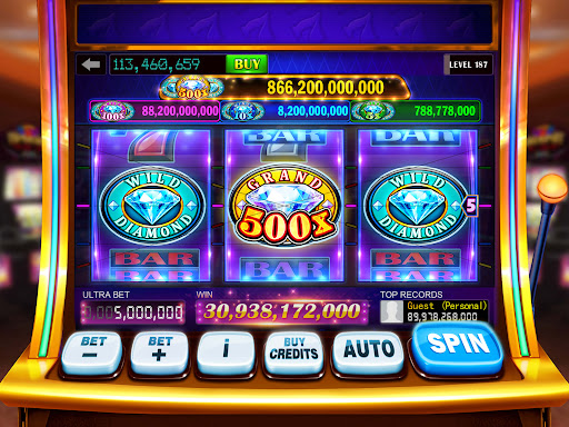 Excitement of a bustling casino floor, with colorful slot machines and lively gaming tables, capturing the thrill and allure of casino gaming.