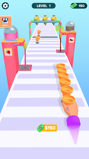 A vibrant and colorful illustration of a towering stack of ice creams and popsicles, symbolizing fun and adventure in gaming.