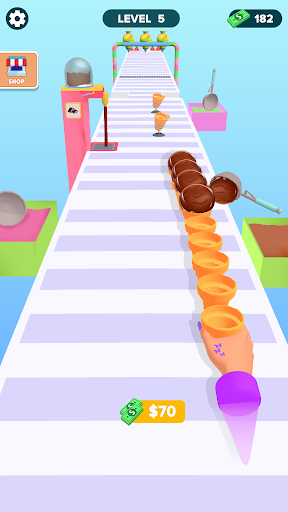 A vibrant and colorful illustration of a towering stack of ice creams and popsicles, symbolizing fun and adventure in gaming.