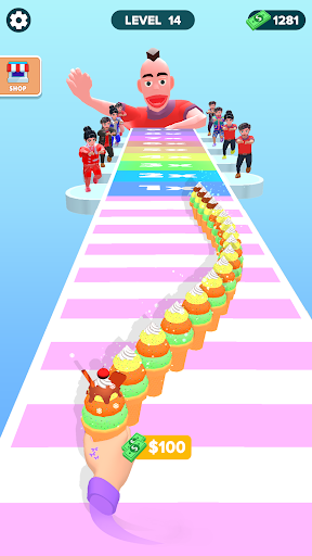 A vibrant and colorful illustration of a towering stack of ice creams and popsicles, symbolizing fun and adventure in gaming.