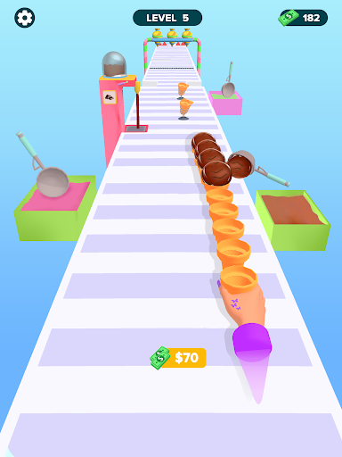 A vibrant and colorful illustration of a towering stack of ice creams and popsicles, symbolizing fun and adventure in gaming.