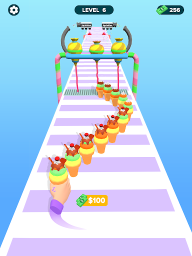 A vibrant and colorful illustration of a towering stack of ice creams and popsicles, symbolizing fun and adventure in gaming.