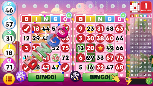 A vibrant and exciting bingo game adventure, capturing the joy and thrill of playing bingo with friends.