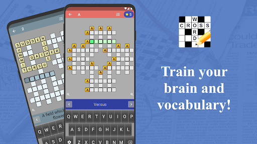 A joyful and engaged crossword puzzle player, experiencing the thrill of solving puzzles, symbolizing mental agility and vocabulary enhancement.