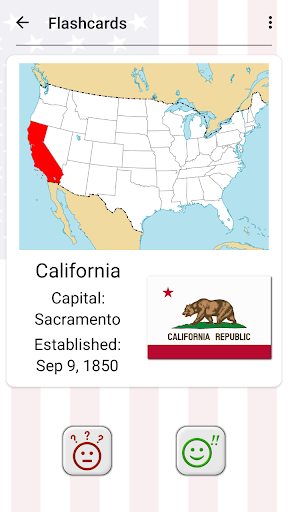 An engaging journey through US geography awaits with the interactive US States Quiz app, captivating learners with fun challenges and educational content.