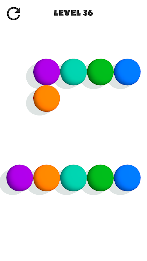 A vibrant and colorful representation of balls connecting joyfully, symbolizing fun and engagement in a mobile game.