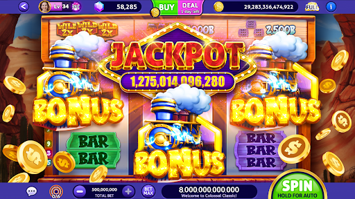 A captivating and thrilling scene depicting the excitement and allure of slot machines in a vibrant, immersive casino environment on a mobile device.