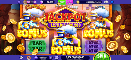 A captivating and thrilling scene depicting the excitement and allure of slot machines in a vibrant, immersive casino environment on a mobile device.