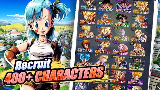 A thrilling and colorful battle scene from Dragon Ball Legends, featuring iconic anime characters in an intense showdown, capturing the excitement and energy of the game.