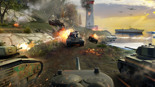 A thrilling depiction of tank battles in the World of Artillery game, showcasing strategic warfare and immersive gameplay.