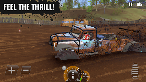 Exciting and thrilling dirt drag racing experience, capturing the intense competition and adrenaline rush of No Limit Drag Racing 2.