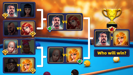 Excitement, competition, and the thrill of billiards captured in a vibrant mobile game experience.